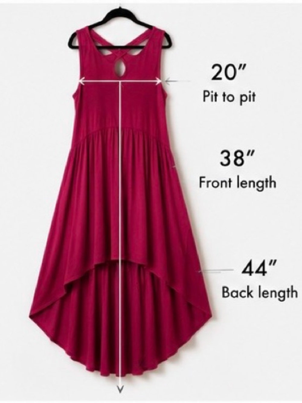 Left of Center for Anthropologie Tulipan Hi-Lo Dress Women’s Large Made USA